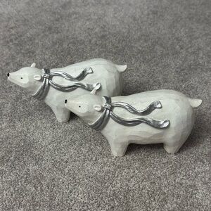 Two(2) Polar Bears Winter/Christmas Decor